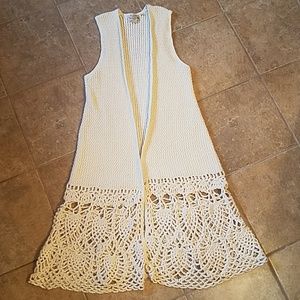 Anthropology knitted by Dollie sleeveless duster